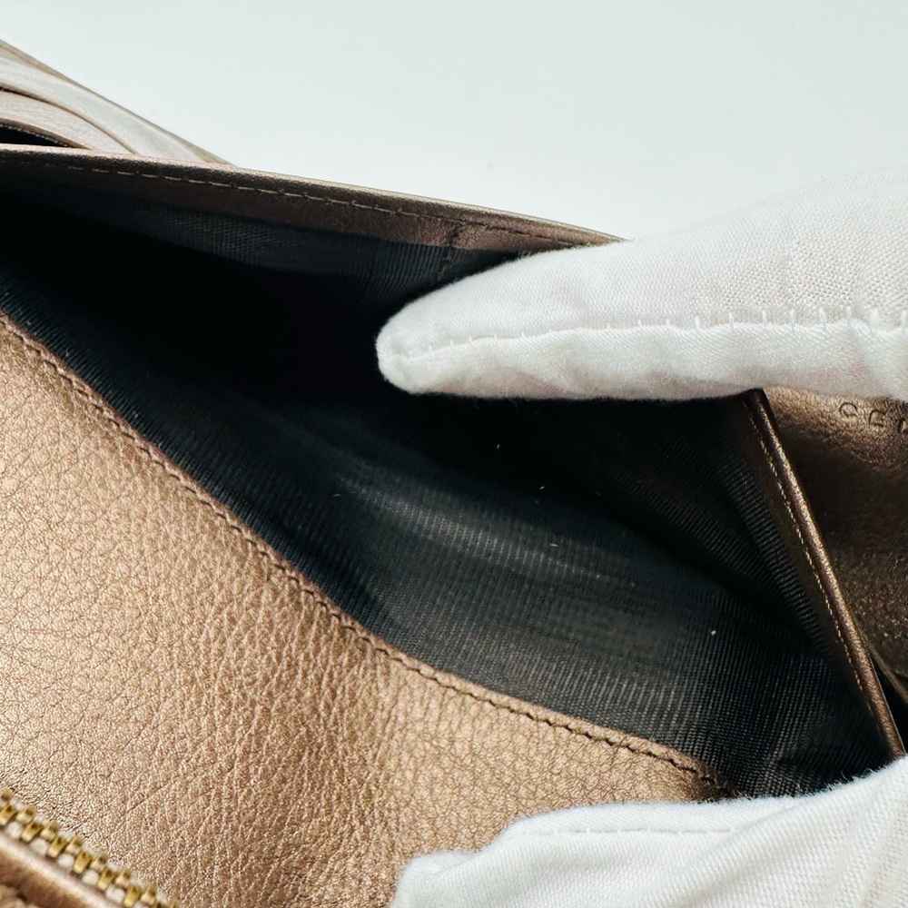 Celine Leather Embossed Monogram Wallet - Picture 10 of 13